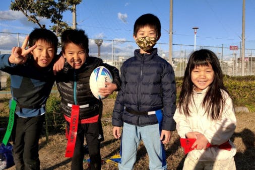 大阪の小中学生にタグラグビー体験をしてもらい、ラグビー界をアツくしたい!!