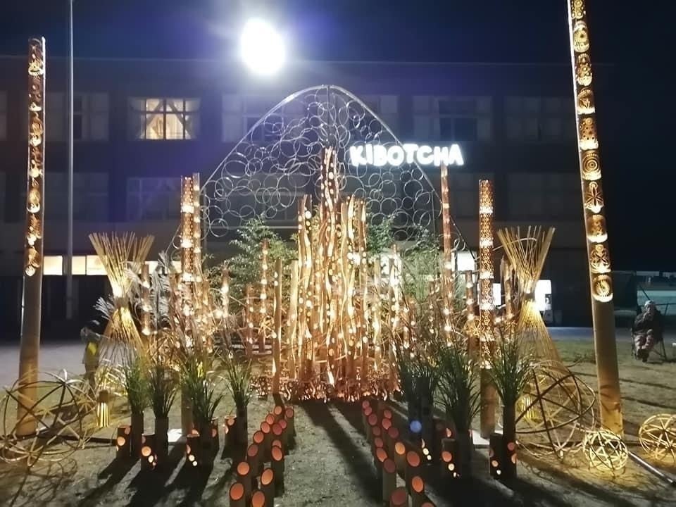 雪の結晶をモチーフにした竹あかり！ - CAMPFIRE (キャンプファイヤー)