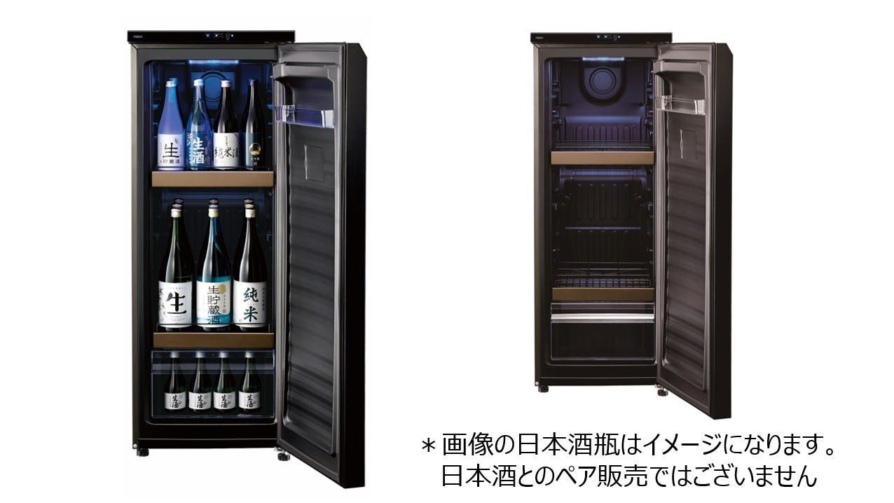 日本酒の保存に適切な-5℃保管対応の日本酒セラーSAKE CABINET