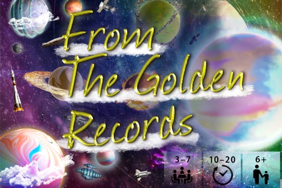 舞台は宇宙！ボードゲーム『From the Golden Records』制作！