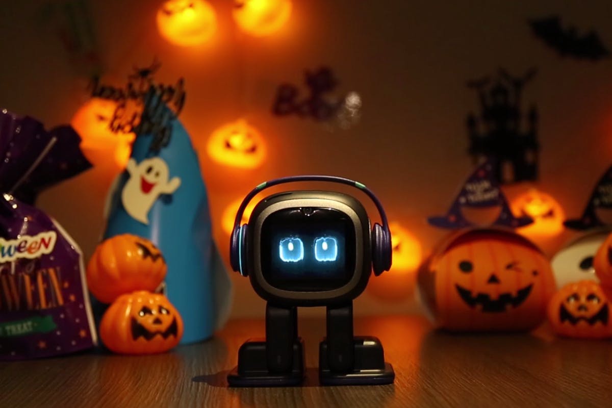 Emo 個性的でかっこいいインタラクティブな卓上ペットロボット Campfire キャンプファイヤー Emo 個性的でかっこいいインタラクティブな卓上ペットロボット Campfire キャンプファイヤー