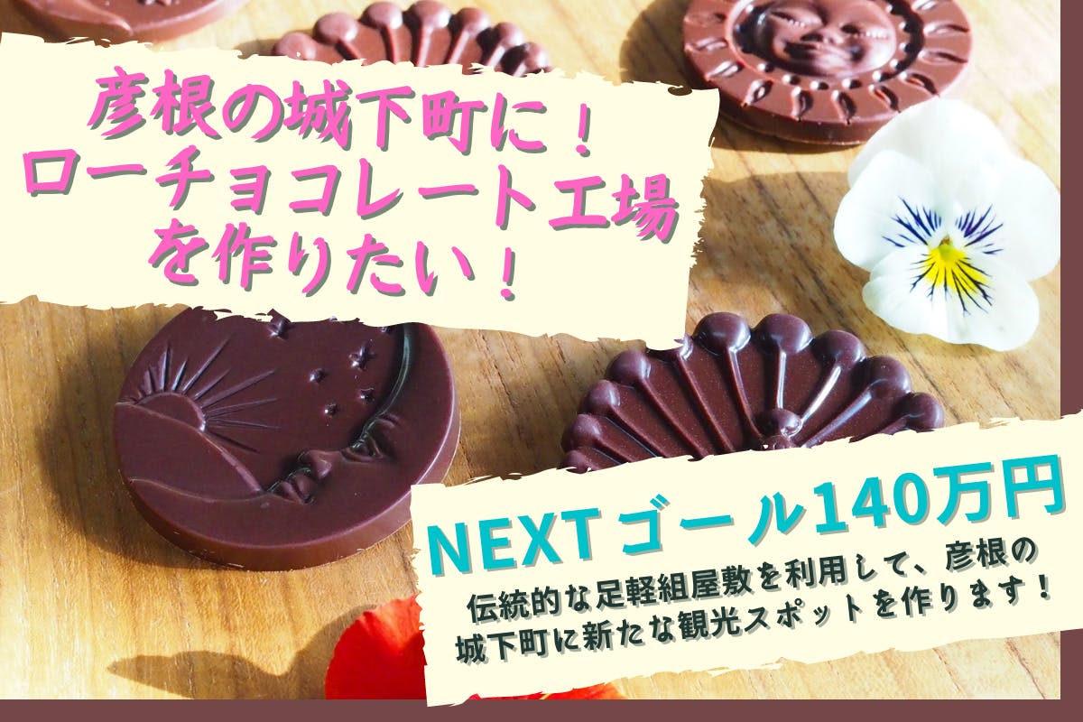 彦根の城下町に ローチョコレート工場を作りたい アクティビティ Campfire キャンプファイヤー