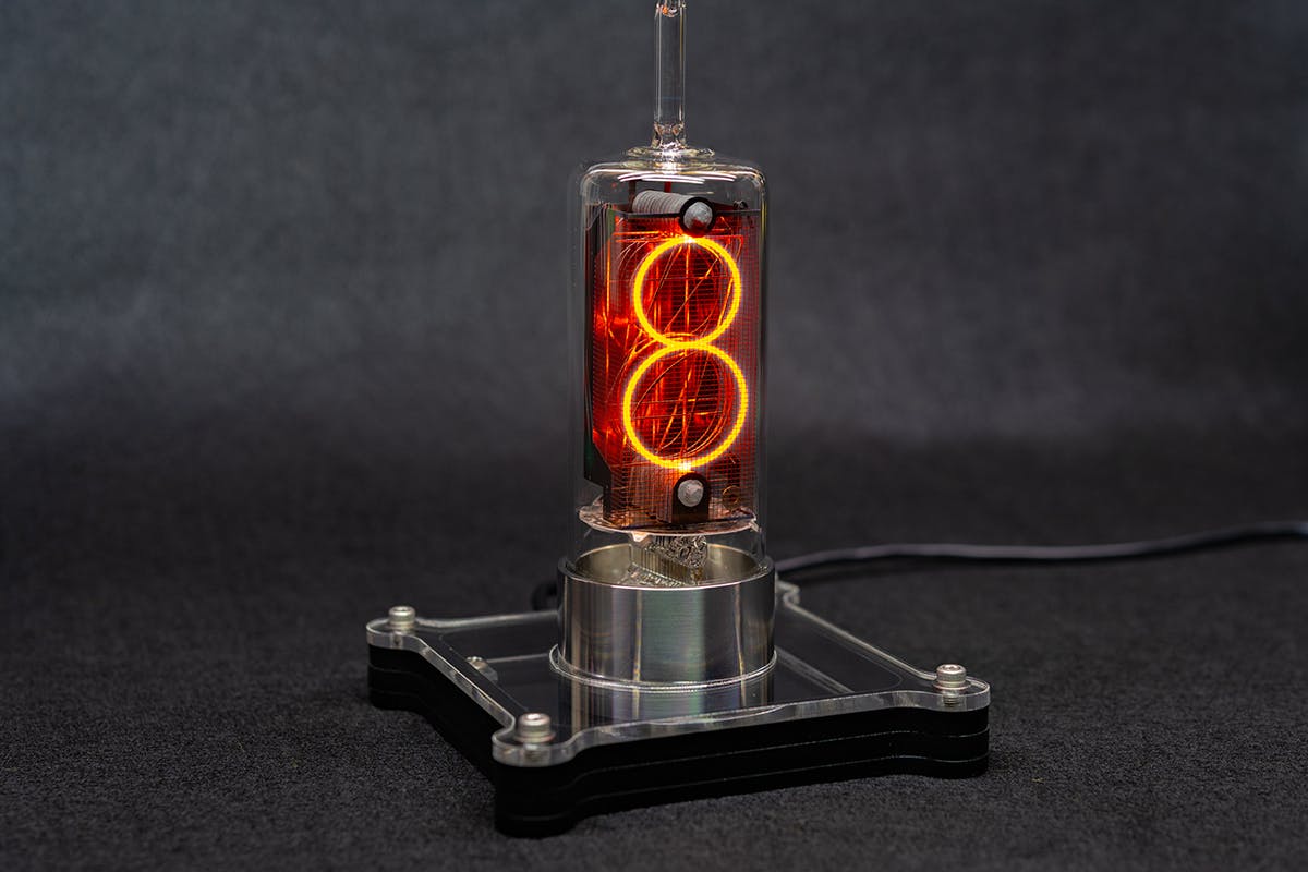 ニキシー管時計 Nixie Tube IN-14 USB 4-tubes - 家具、インテリア