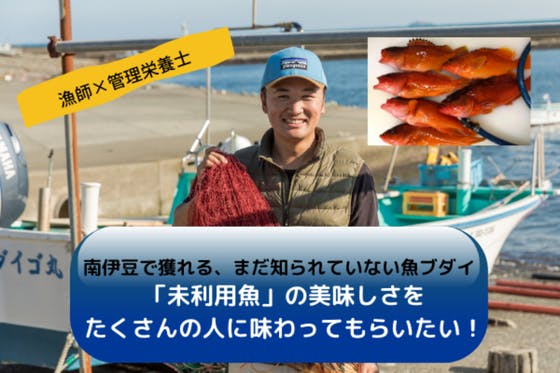 南伊豆で獲れる「まだ知られていない地魚」をたくさんの人に味わってほしい！