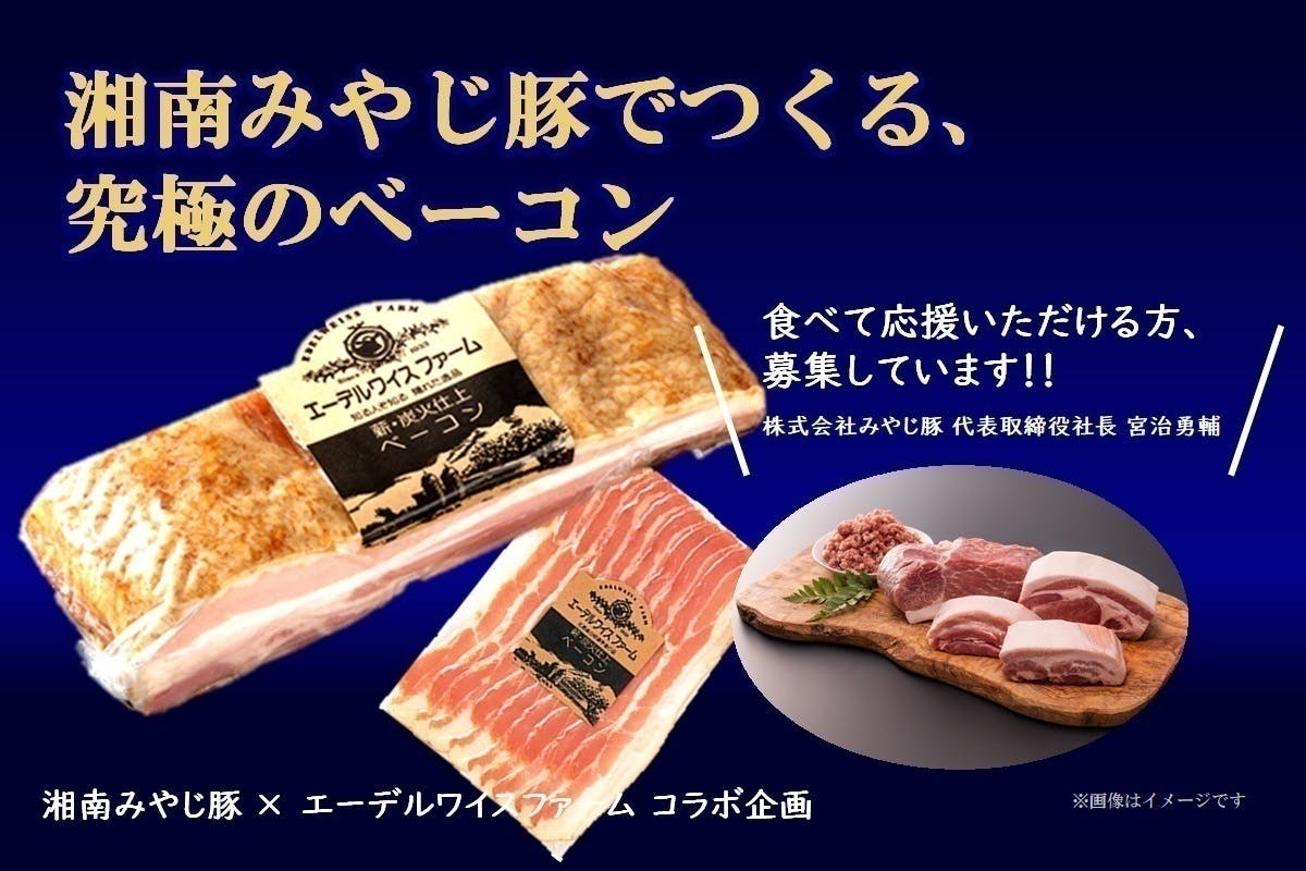食べて応援 宮治さんは育てた豚で 究極のベーコンを作りたい Campfire キャンプファイヤー 食べて応援 宮治さんは育てた豚で 究極のベーコンを作りたい Campfire キャンプファイヤー