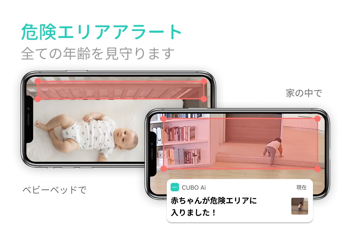 市場 Cubo 赤ちゃん スマートベビーモニター Ai 睡眠 見守りカメラ 安全 Plus