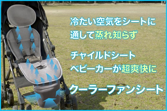 【第2弾】超爽快&新感覚 汗蒸れ知らず 子供向けクーラーファンシートTAOTAO