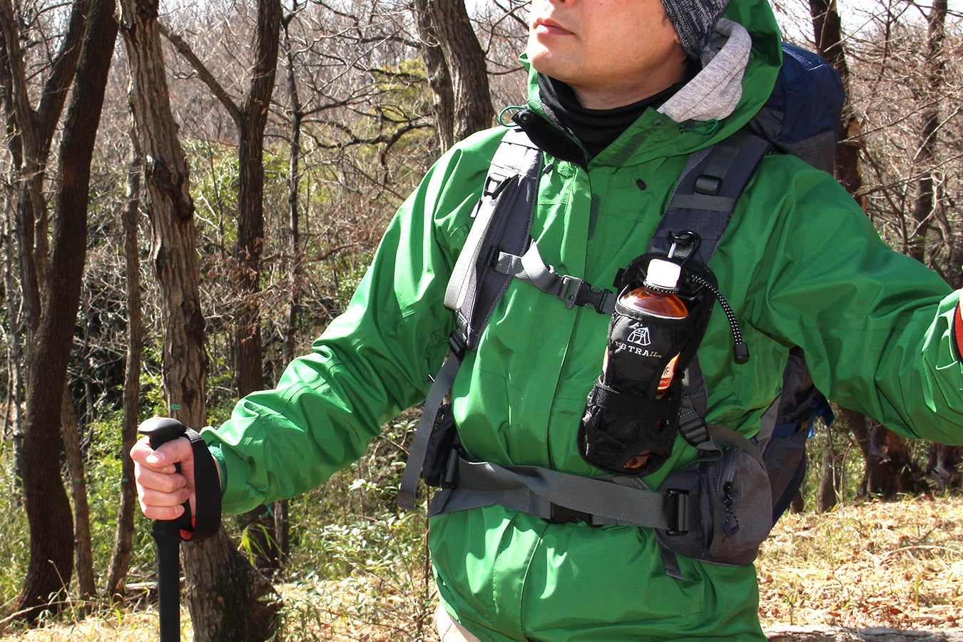 手で持たない だから軽快 両手フリーで登山が楽しい折りたたみペットボトルホルダー Campfire キャンプファイヤー 手で持たない だから軽快 両手フリーで登山が楽しい折りたたみペットボトルホルダー Campfire キャンプファイヤー