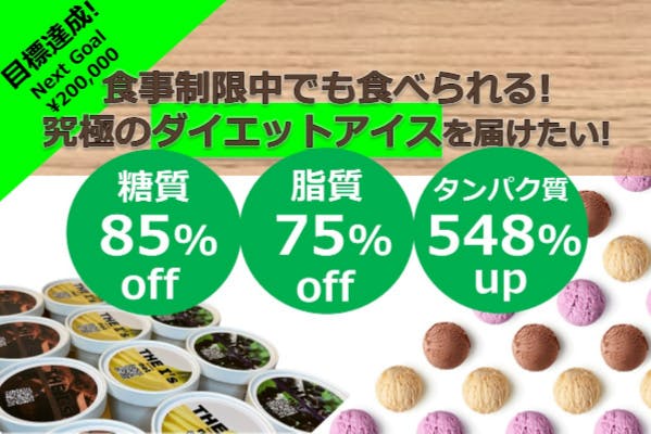 食事制限中や寝る直前でも罪悪感無く いつでも食べられる究極のアイスを届けたい Campfire キャンプファイヤー