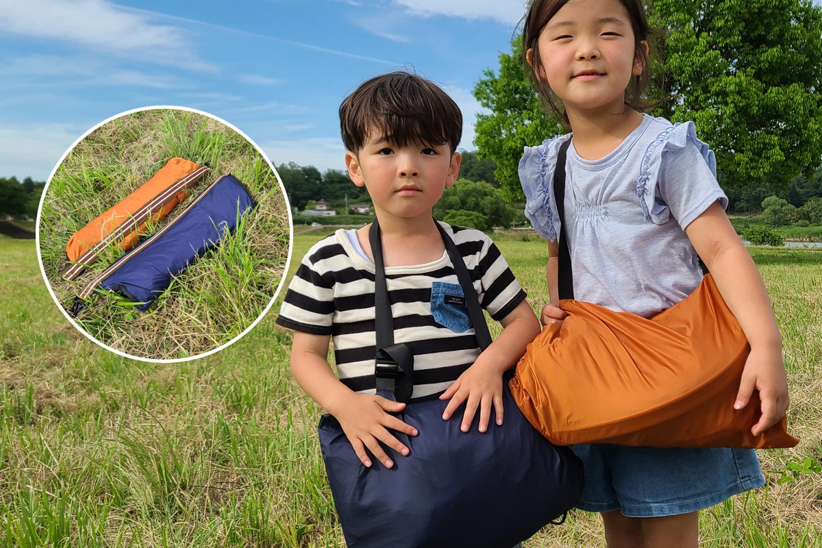エアーバキュームベッド 飴色 空気を入れるだけでふわふわな寝心地。約5秒で完成！さらふわ「エアー