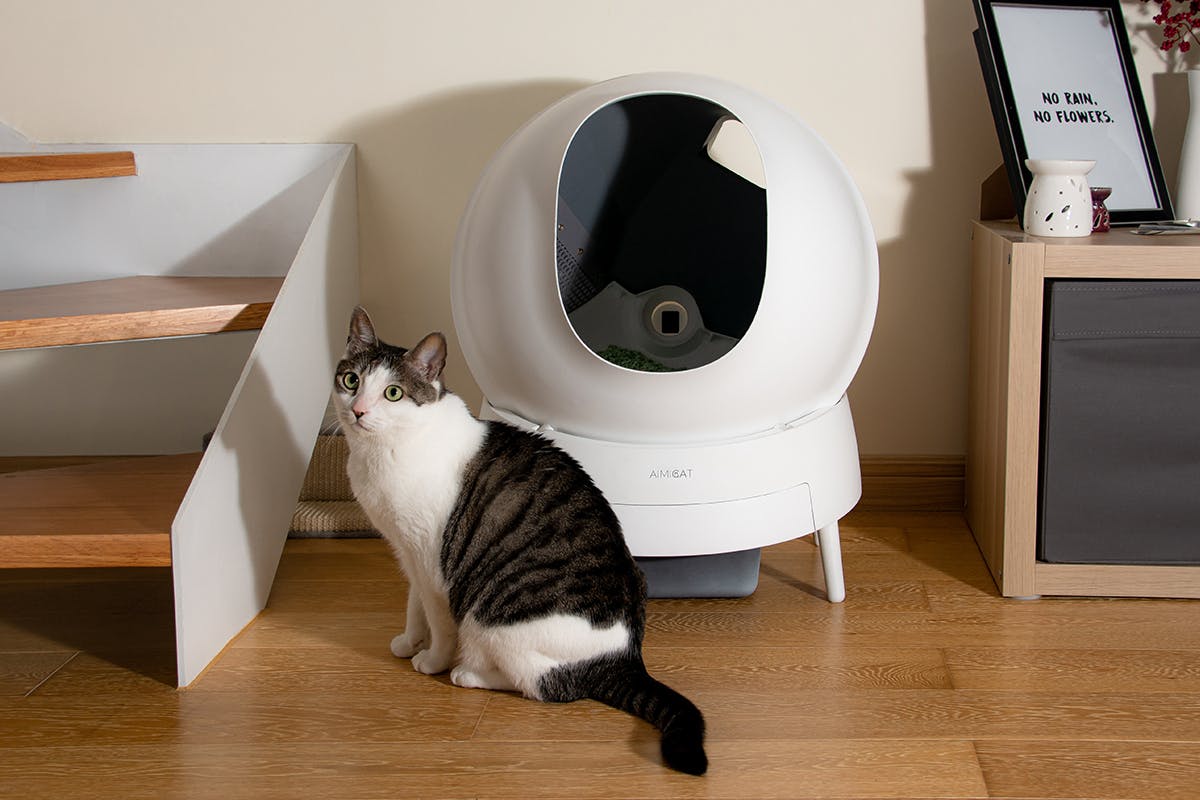 Aimicat 猫用自動トイレ　強力消臭