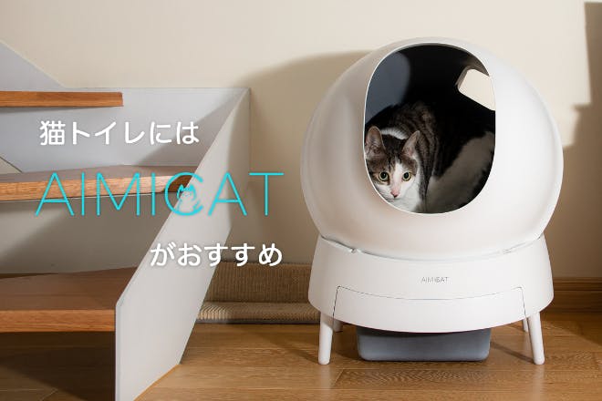 Aimicat - 自動クリーニング猫トイレアクティビティ - CAMPFIRE