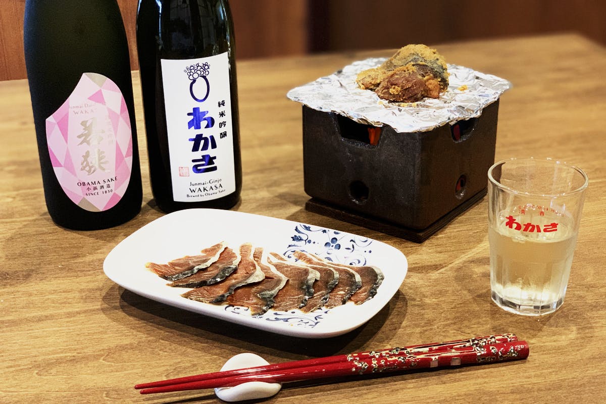 京都自慢の晩酌セット(日本酒・お漬物・干物)