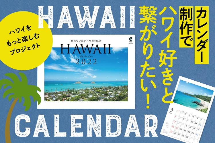ハワイ カレンダー The  ハワイアン 雑貨  3周年記念イベントが 送料無料 2022年  Hawaii ハワイ島 2022  Big Island of