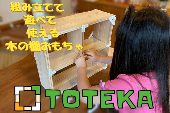 ～熊野の製材所が届ける～組み立てて、遊べて使える木の棚おもちゃ『TOTEKA』 CAMPFIRE (キャンプファイヤー)