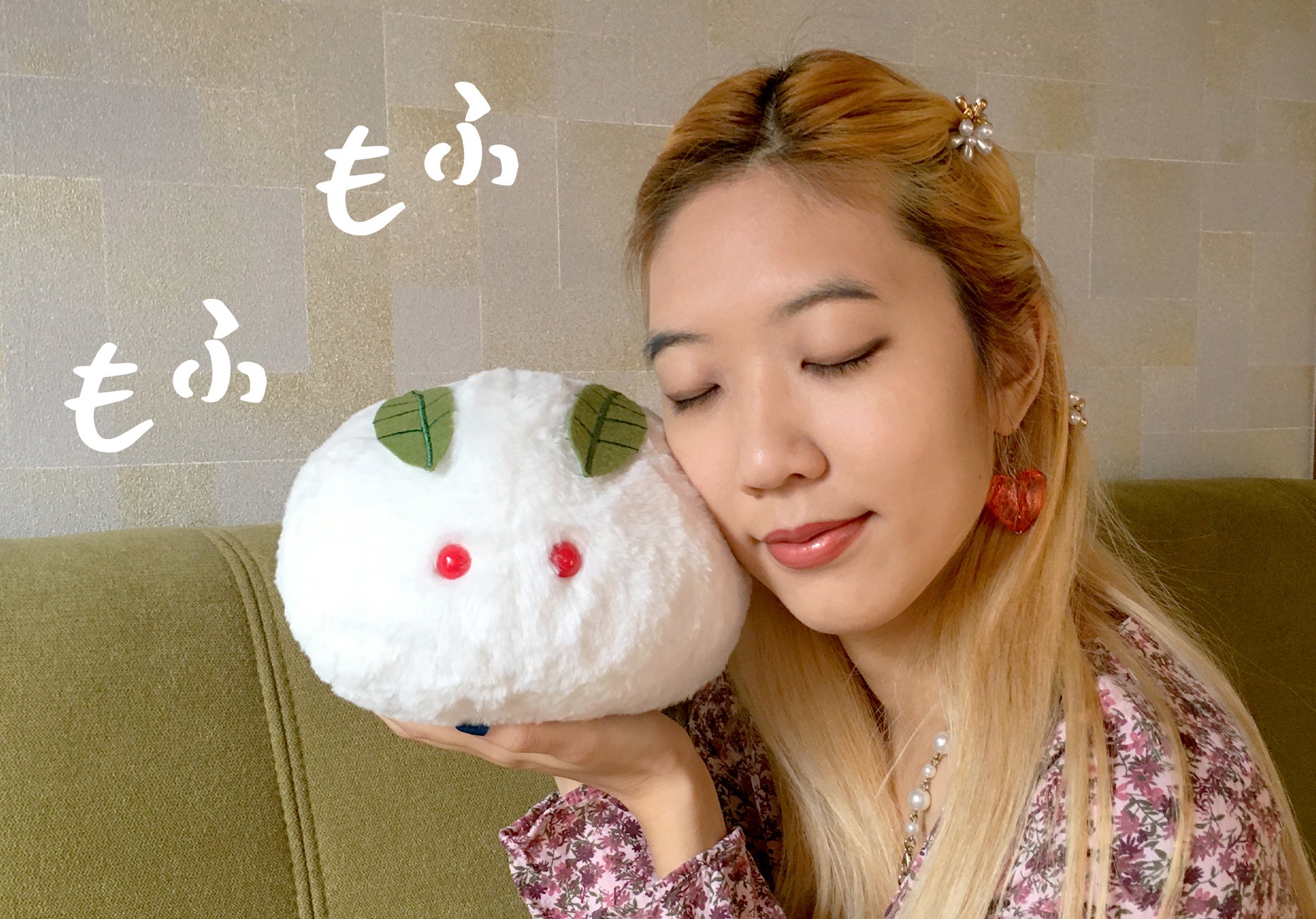 ふわふわ雪うさぎのぬいぐるみ化プロジェクト！冬に向けてひざにのせて