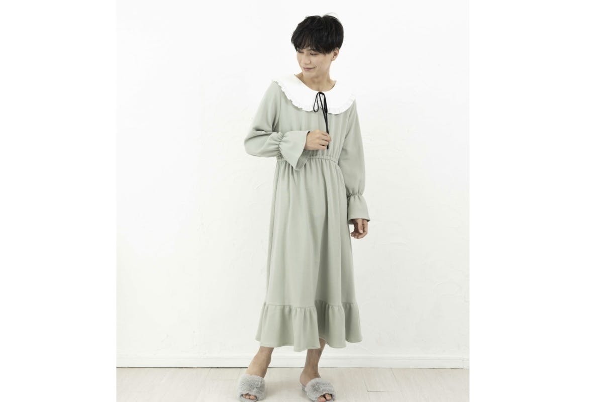 男女兼用 乙女なビッグカラールームウェアワンピースを商品化したい Campfire キャンプファイヤー 男女兼用 乙女なビッグカラールームウェアワンピースを商品化したい Campfire キャンプファイヤー