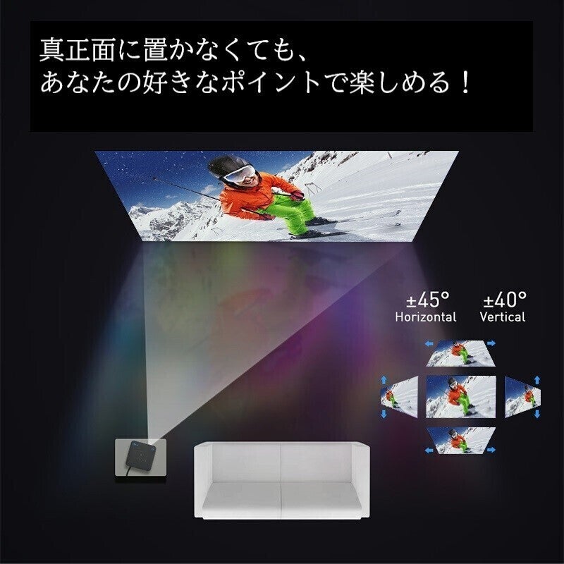 夢のホームシアターが実現！】驚異の6000ルーメン高性能スマート
