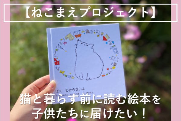 ねこまえプロジェクト 猫と暮らす前に読む絵本を子供たちに届けたい Campfire キャンプファイヤー