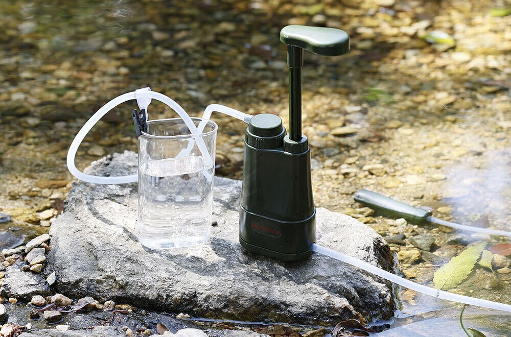 泥水が飲み水に！【一家一台、非常用に水確保】ポータブル浄水器サバイバーフィルター - CAMPFIRE (キャンプファイヤー)