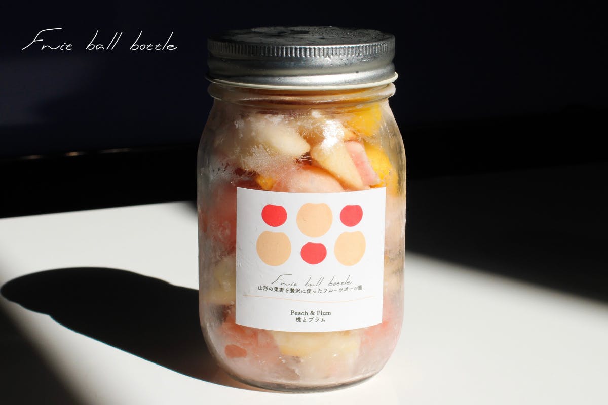 山形の果実を贅沢に使ったフルーツボール瓶 Campfire キャンプファイヤー 山形の果実を贅沢に使ったフルーツボール瓶 Campfire キャンプファイヤー