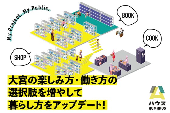 旧大宮図書館を新たな公民連携拠点に！地域・本・食のシェアプレイス「ハムハウス」