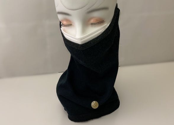 着けてるだけで除電あったかビーニーウォーマー マスクと合わせてウィルス抗菌カバー Campfire キャンプファイヤー 着けてるだけで除電あったかビーニーウォーマー マスクと合わせてウィルス抗菌カバー Campfire キャンプファイヤー