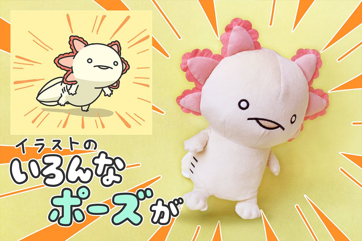 人生はウーパールーパー ぬいぐるみ化プロジェクト Campfire キャンプファイヤー 人生はウーパールーパー ぬいぐるみ化プロジェクト Campfire キャンプファイヤー