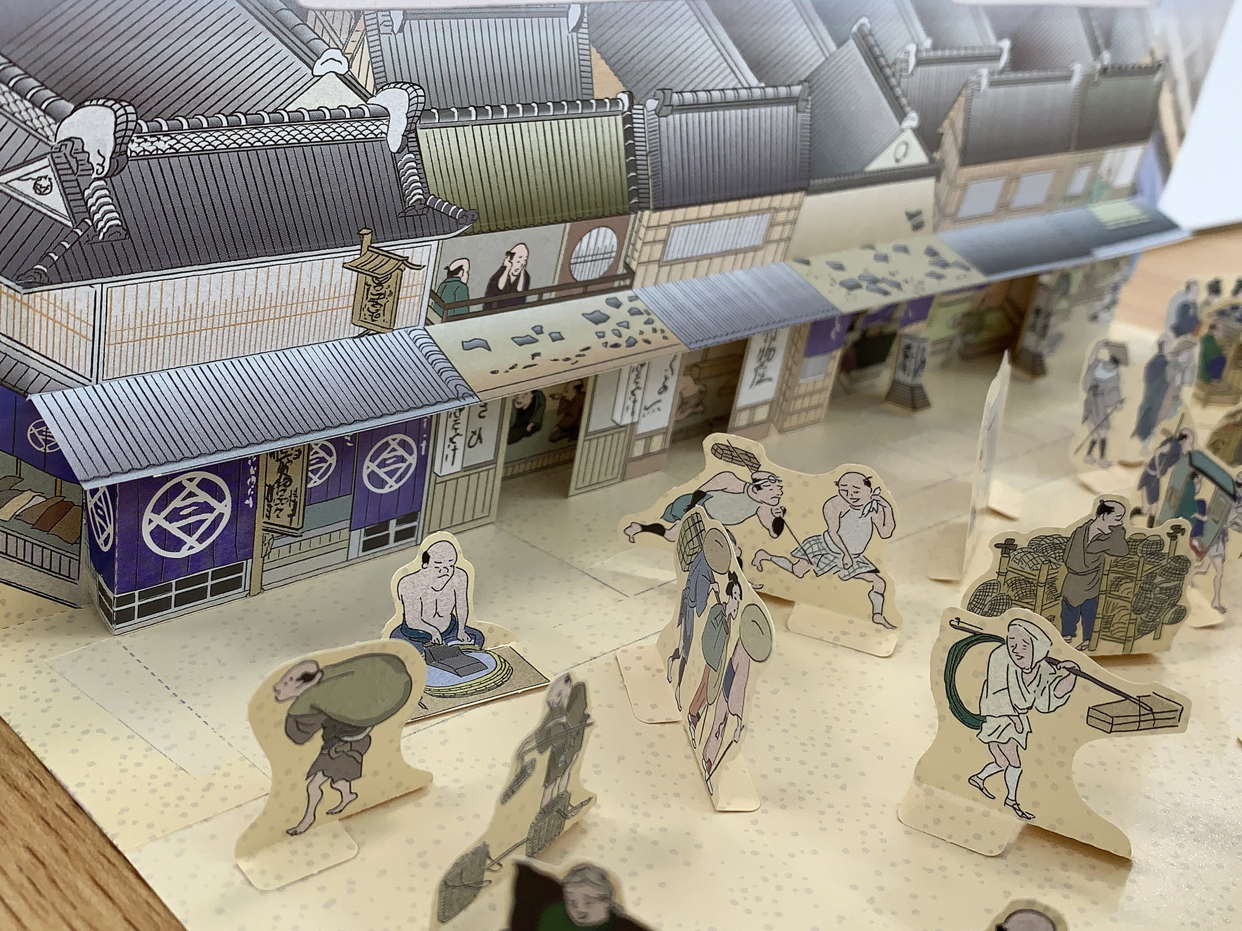 ワークショップや授業が開ける 飛び出す 江戸の町並みのペーパークラフト Campfire キャンプファイヤー