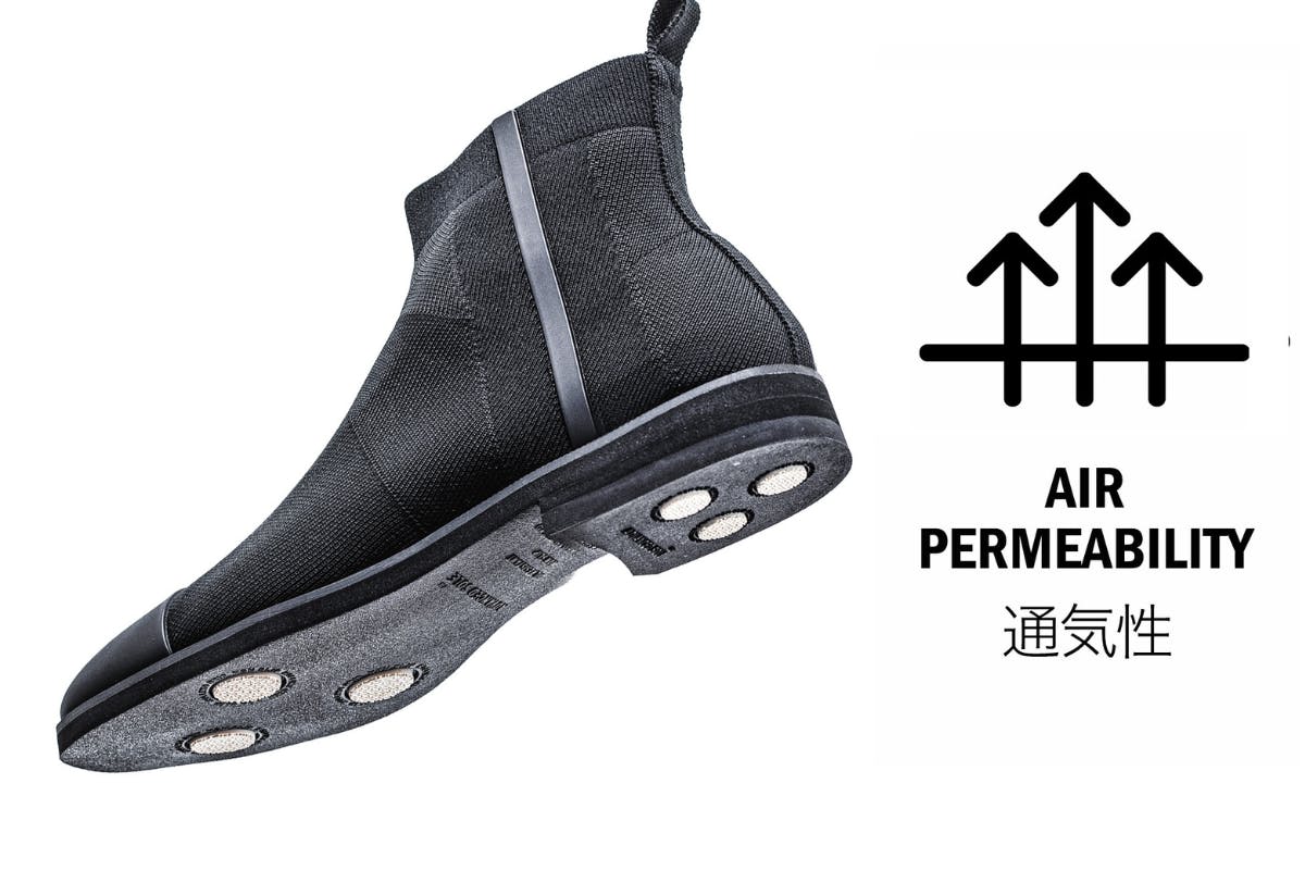 革新的ニット素材の雨対応ビジネスシューズとサイドゴアブーツ Campfire キャンプファイヤー 革新的ニット素材の雨対応ビジネスシューズとサイドゴアブーツ Campfire キャンプファイヤー