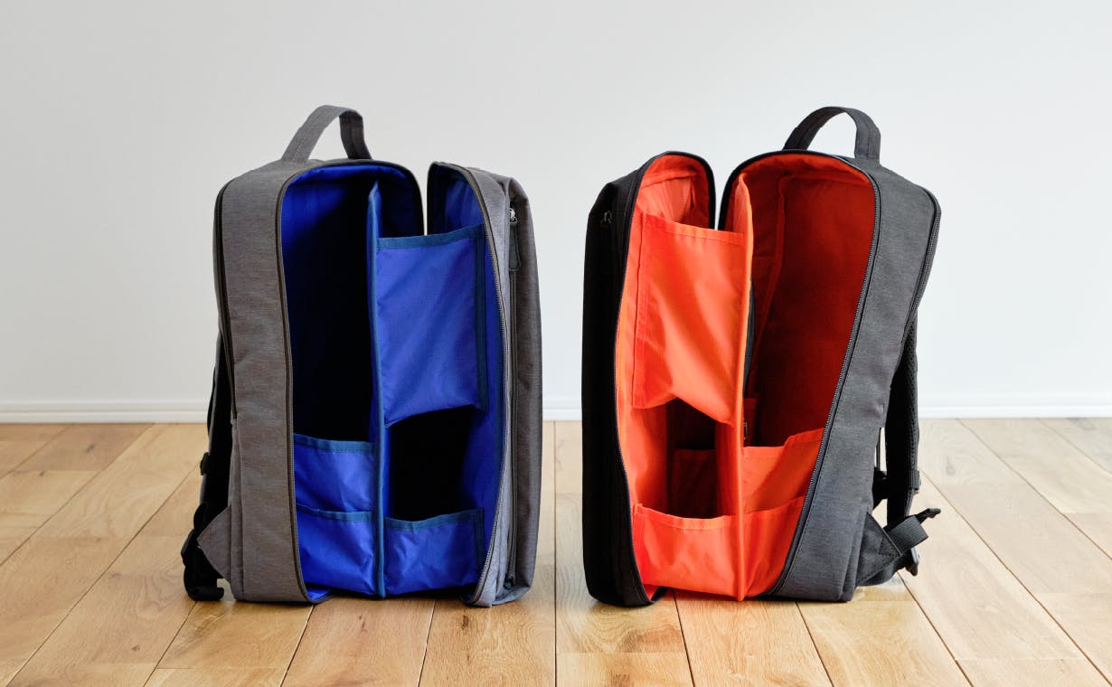 左利きの不満も解消 年150時間の探し物時間を減らす収納ボックス型時短リュック Campfire キャンプファイヤー 左利きの不満も解消 年150時間の探し物時間を減らす収納ボックス型時短リュック Campfire キャンプファイヤー