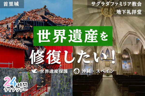 沖縄・首里城とスペイン・サグラダファミリア教会地下礼拝堂の修復に貢献したい！