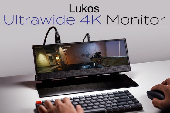 【可能性無限大】32:9で4K高画質のポータブルウルトラワイドモニターLukos