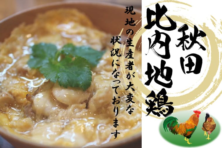 CAMPFIRE　秋田の食文化・比内地鶏を危機から救いたい！苦しい生産現場を食べて応援お願いします　(キャンプファイヤー)