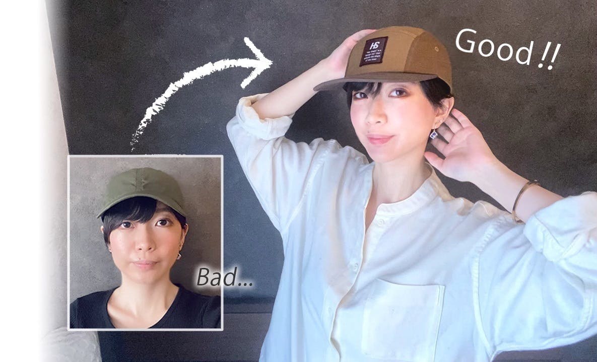 帽子が似合わない を解決する スタイル設計キャップ Campfire キャンプファイヤー 帽子が似合わない を解決する スタイル設計キャップ Campfire キャンプファイヤー