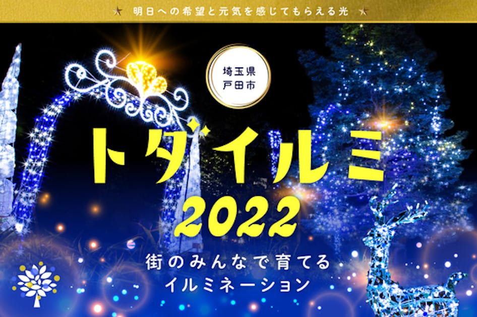 街のみんなで育てるイルミネーション！トダイルミ2022