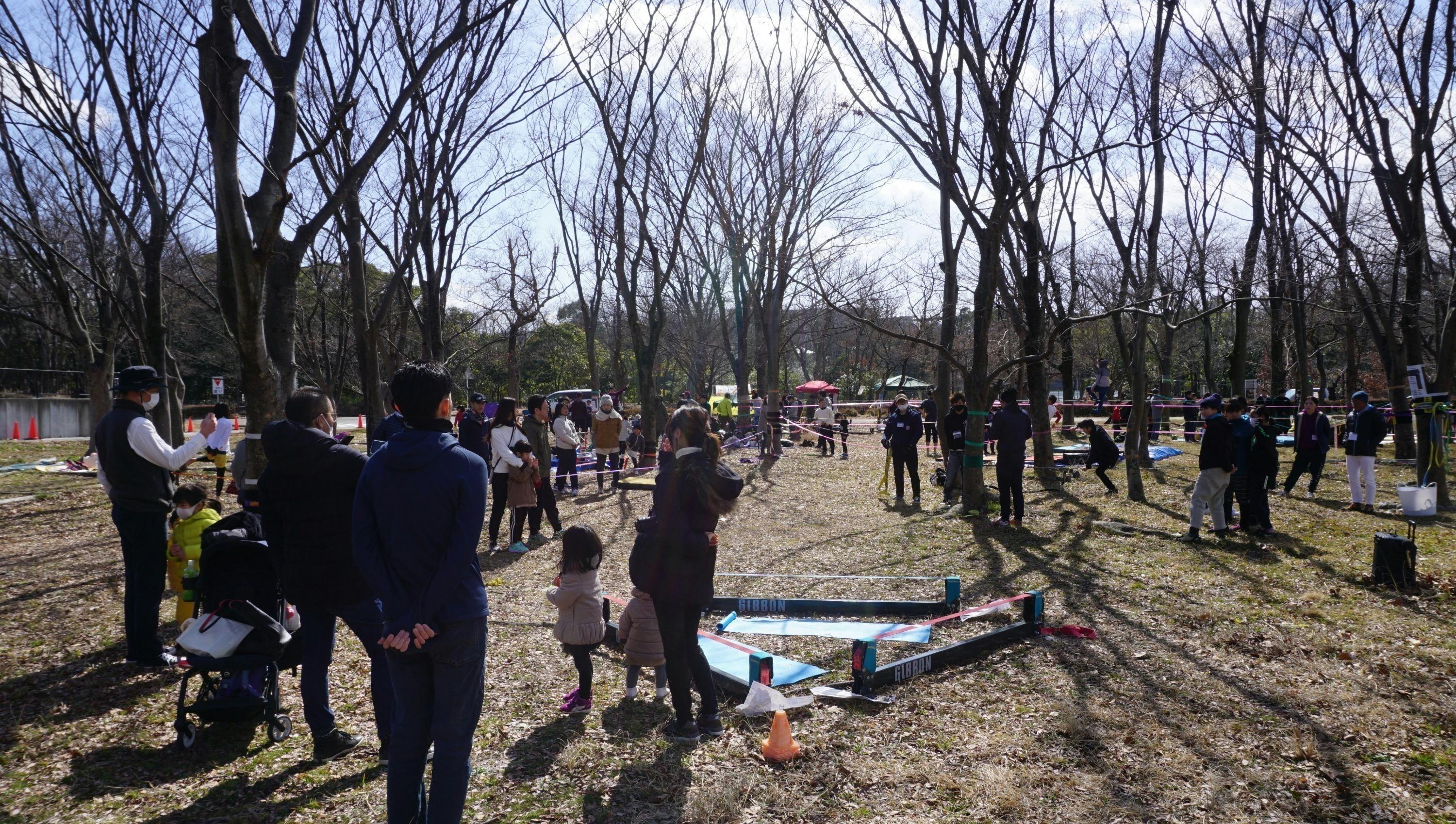 スラックライン専用イベントで普及を目指す 綱 つな がるプロジェクト Campfire キャンプファイヤー スラックライン専用イベントで普及を目指す 綱 つな がるプロジェクト Campfire キャンプファイヤー