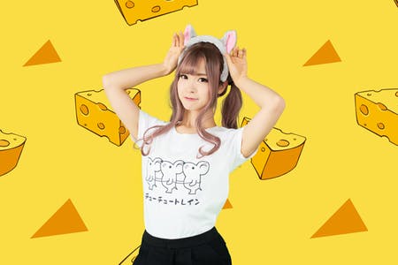 可愛いネズミがtシャツになった チューチュートレインtシャツ Campfire キャンプファイヤー