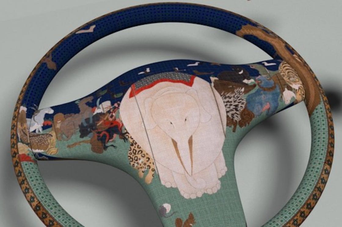 伊藤若冲 鳥獣花木図屏風 をモチーフとした漆ステアリングの製作と漆林の保全活動 Campfire キャンプファイヤー
