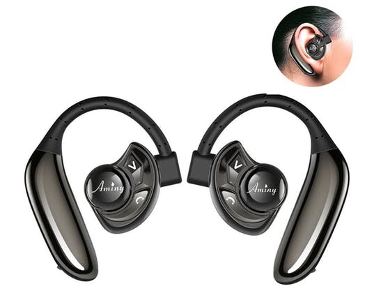 Bluetooth イヤホン 高音質 耳掛け式 ワイヤレス 片耳 両耳とも対応 - CAMPFIRE (キャンプファイヤー)