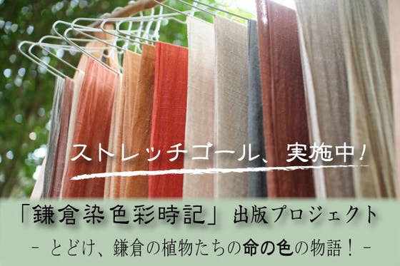 千年続く鎌倉の植物の色とその物語の本。路地を抜ける風のようみんなに