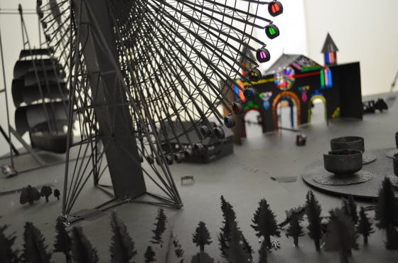 卒業制作 遊園地 幻想的でノスタルジックな影絵作品 Campfire キャンプファイヤー